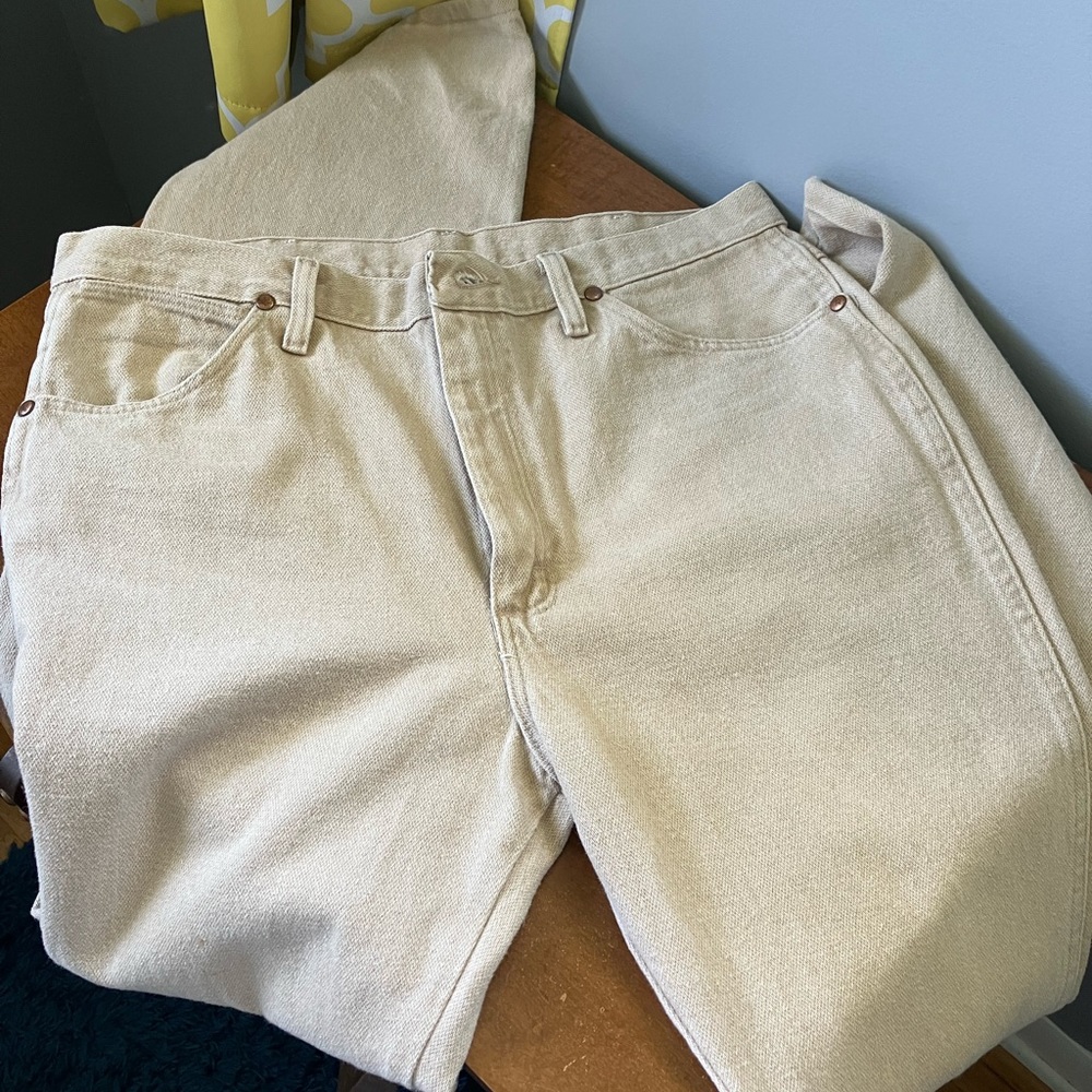 Men's Tan Wrangler Jeans 34x34